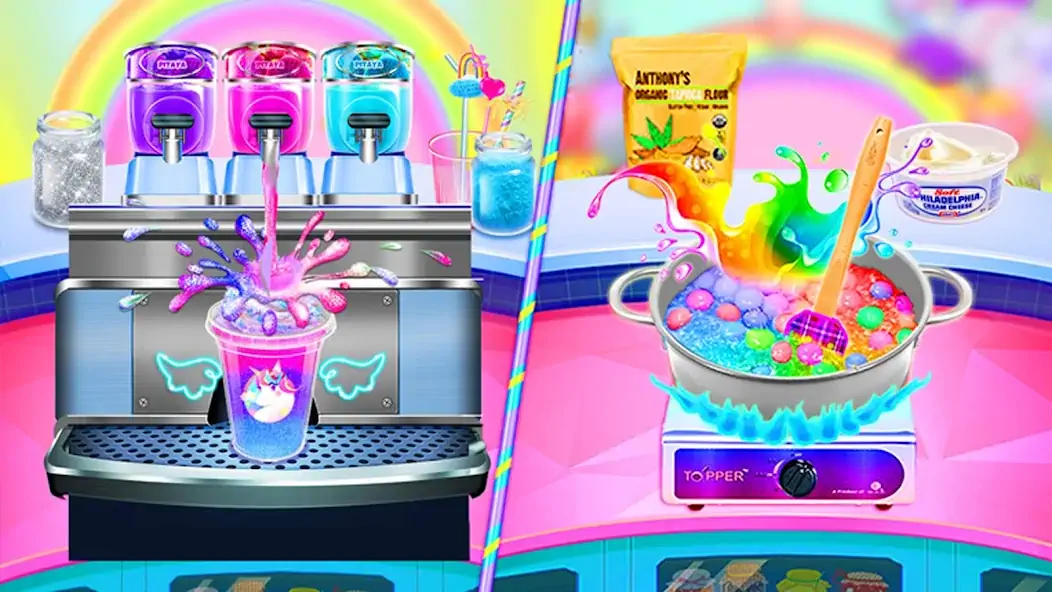 Скачать Ice Cream Games: Rainbow Maker Взлом [МОД Много денег] + [МОД Меню] MOD APK на Андроид