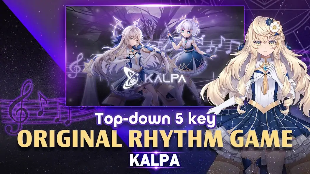 Скачать KALPA - Original Rhythm Game Взлом [МОД Много денег] + [МОД Меню] MOD APK на Андроид