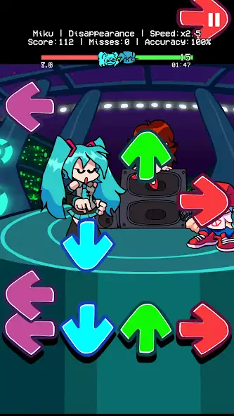 Скачать FNF Mod Miku Music Show Взлом [МОД Бесконечные деньги] + [МОД Меню] MOD APK на Андроид