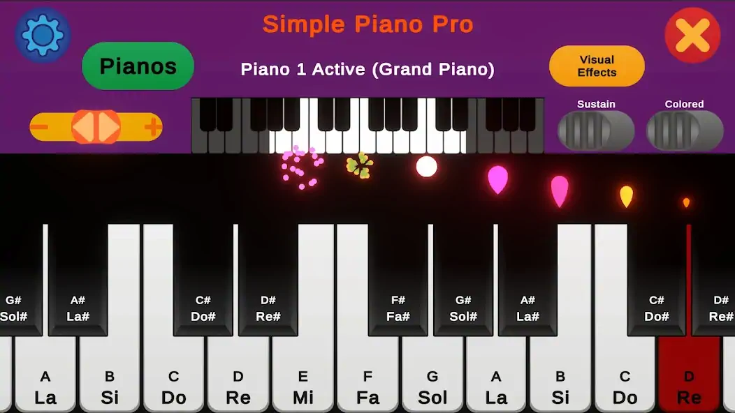 Скачать Simple Piano Pro Взлом [МОД Бесконечные монеты] + [МОД Меню] MOD APK на Андроид