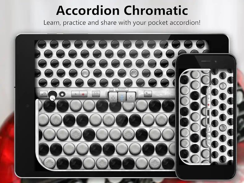 Скачать Accordion Chromatic Button Взлом [МОД Много монет] + [МОД Меню] MOD APK на Андроид