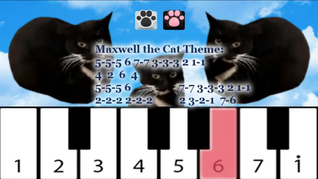 Скачать Maxwell the Cat piano Взлом [МОД Много монет] + [МОД Меню] MOD APK на Андроид
