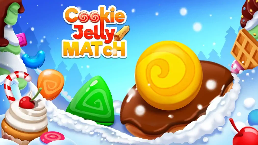 Скачать Cookie Jelly Match Взлом [МОД Много денег] + [МОД Меню] MOD APK на Андроид