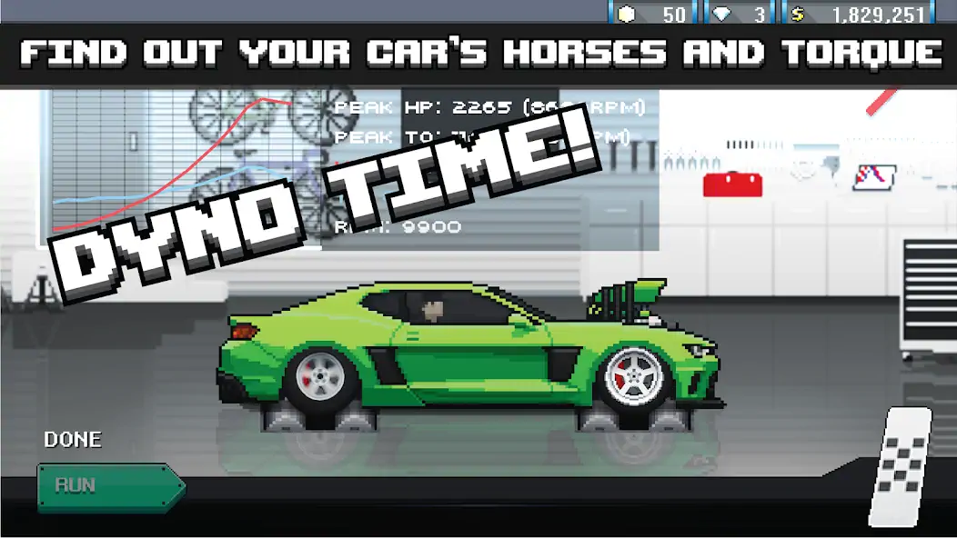 Скачать Pixel Car Racer Взлом [МОД Много монет] + [МОД Меню] MOD APK на Андроид
