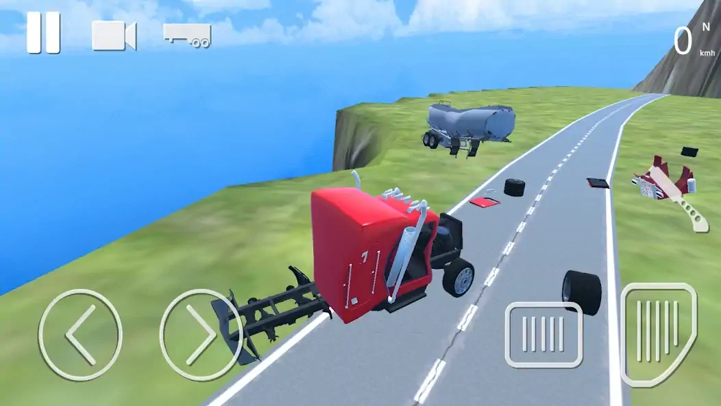 Скачать Truck Crash Simulator Accident Взлом [МОД Много денег] + [МОД Меню] MOD APK на Андроид