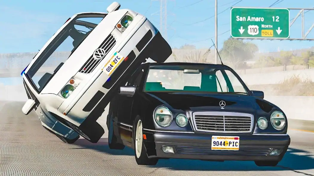Скачать Realistic Car Crash Simulator Взлом [МОД Много денег] + [МОД Меню] MOD APK на Андроид