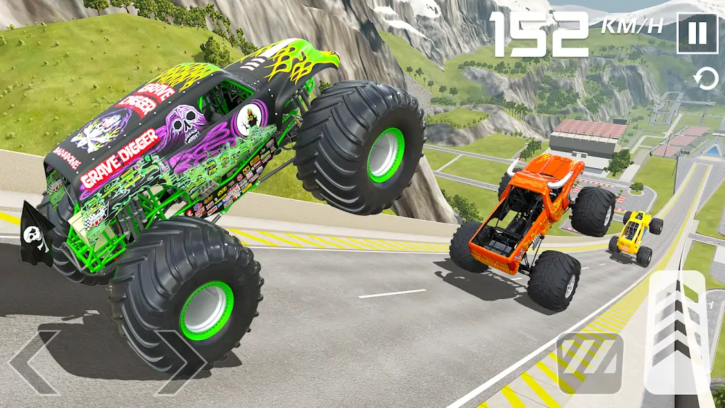 Скачать Monster Truck Stunt - Car Game Взлом [МОД Много монет] + [МОД Меню] MOD APK на Андроид