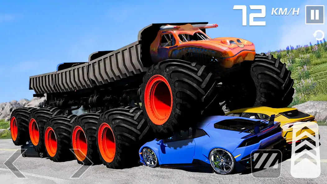 Скачать Monster Truck Stunt - Car Game Взлом [МОД Много монет] + [МОД Меню] MOD APK на Андроид