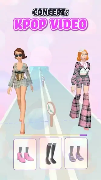 Скачать Fashion Battle - Dress up game Взлом [МОД Бесконечные монеты] + [МОД Меню] MOD APK на Андроид