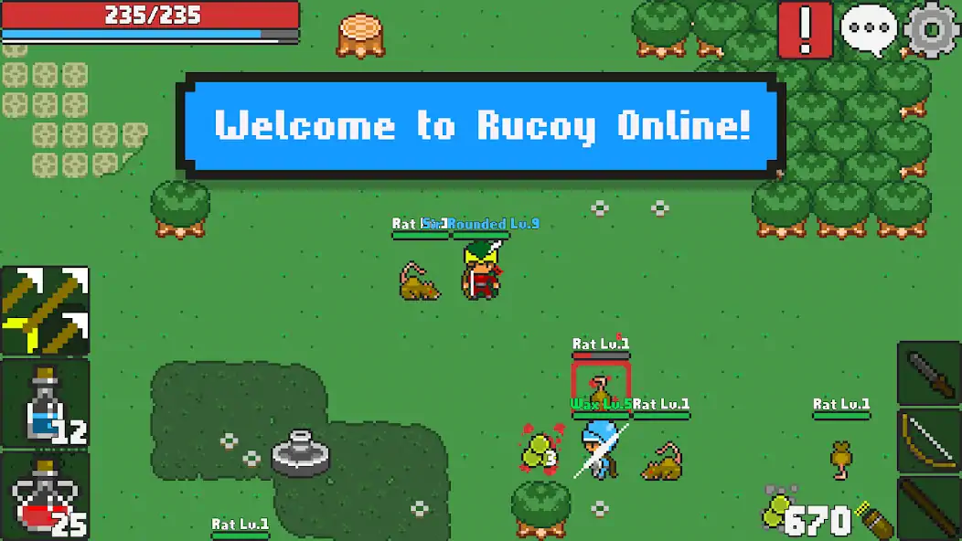 Скачать Rucoy Online - MMORPG MMO RPG Взлом [МОД Бесконечные монеты] + [МОД Меню] MOD APK на Андроид