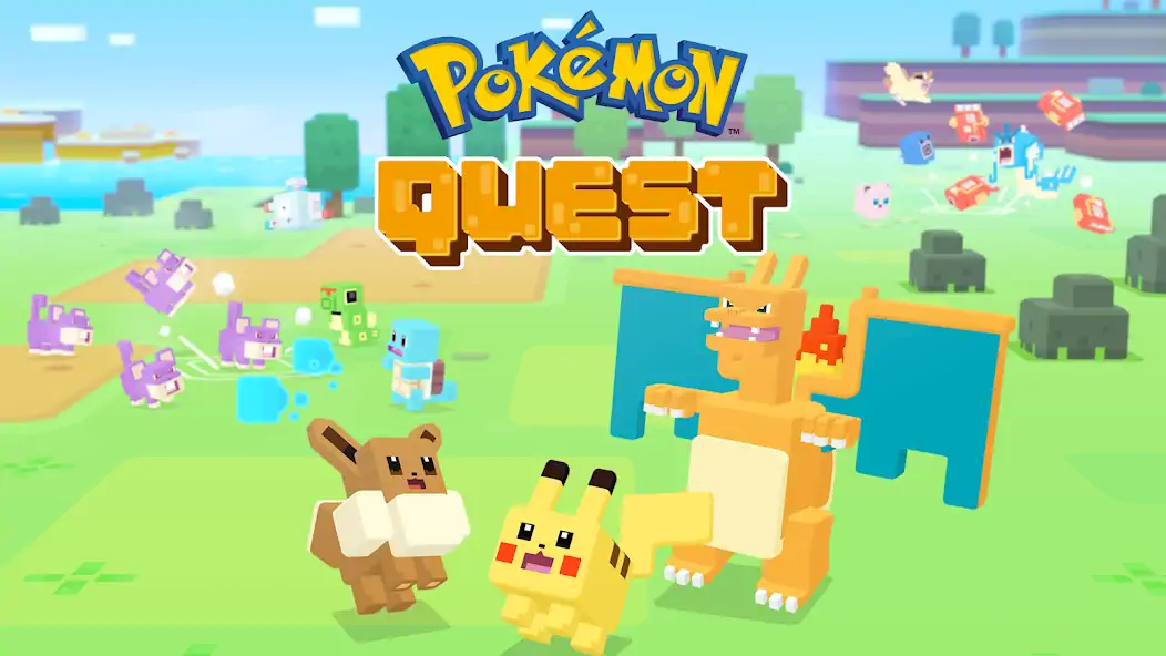 Скачать Pokémon Quest Взлом [МОД Бесконечные деньги] + [МОД Меню] MOD APK на Андроид