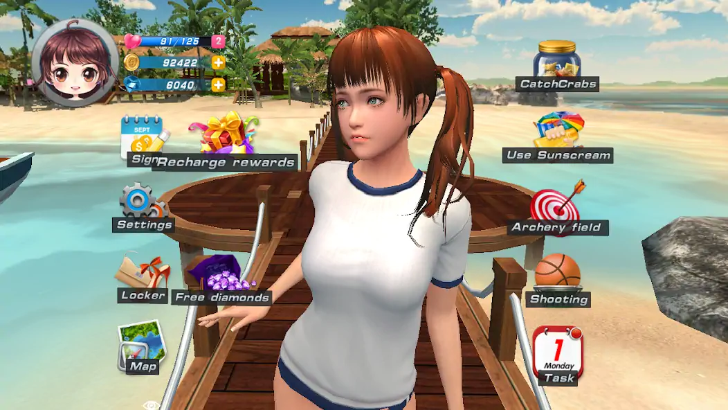 Скачать 3D Virtual Girlfriend Offline Взлом [МОД Много денег] + [МОД Меню] MOD APK на Андроид