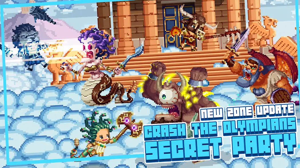 Скачать Bit Heroes Quest: Pixel RPG Взлом [МОД Бесконечные монеты] + [МОД Меню] MOD APK на Андроид