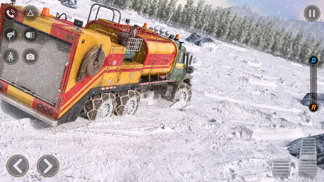 Скачать Mud Truck Snow Driving Game 3d Взлом [МОД Много монет] + [МОД Меню] MOD APK на Андроид