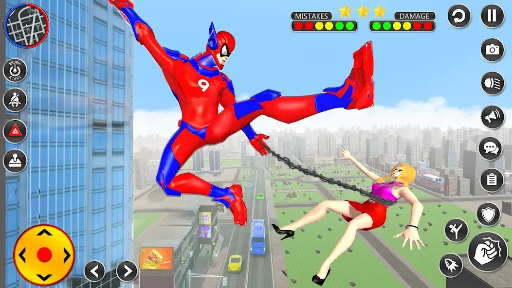 Скачать Человек-паук-герой: игры-пауки Взлом [МОД Много денег] + [МОД Меню] MOD APK на Андроид