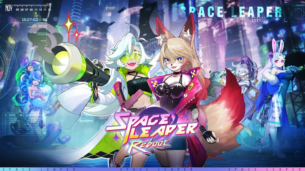 Скачать Space Leaper: Reboot Взлом [МОД Бесконечные монеты] + [МОД Меню] MOD APK на Андроид