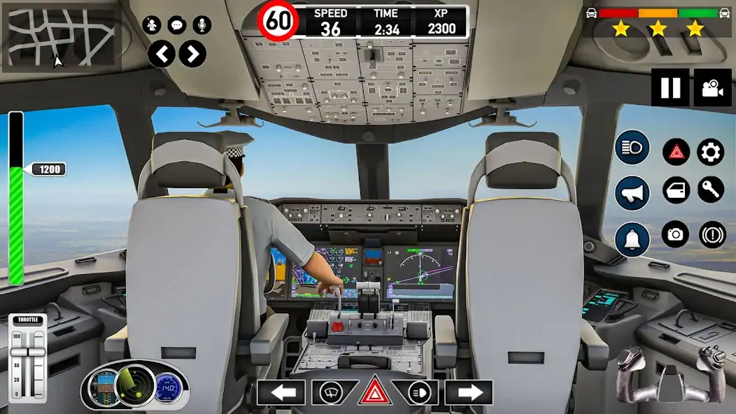 Скачать Plane Pilot Flight Simulator Взлом [МОД Много денег] + [МОД Меню] MOD APK на Андроид