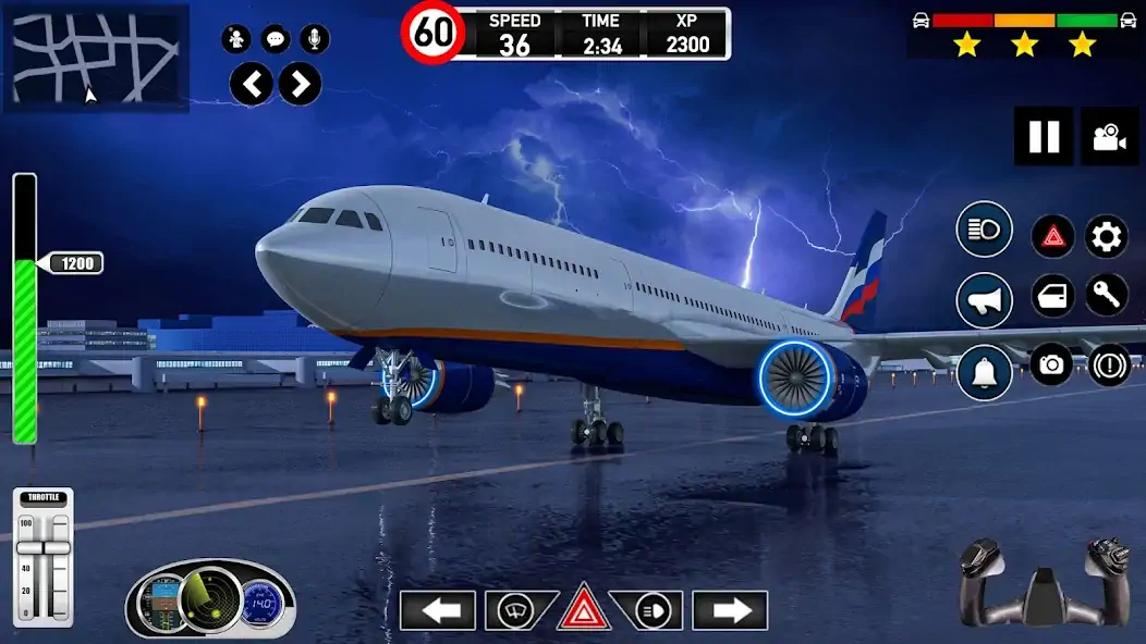 Скачать Plane Pilot Flight Simulator Взлом [МОД Много денег] + [МОД Меню] MOD APK на Андроид