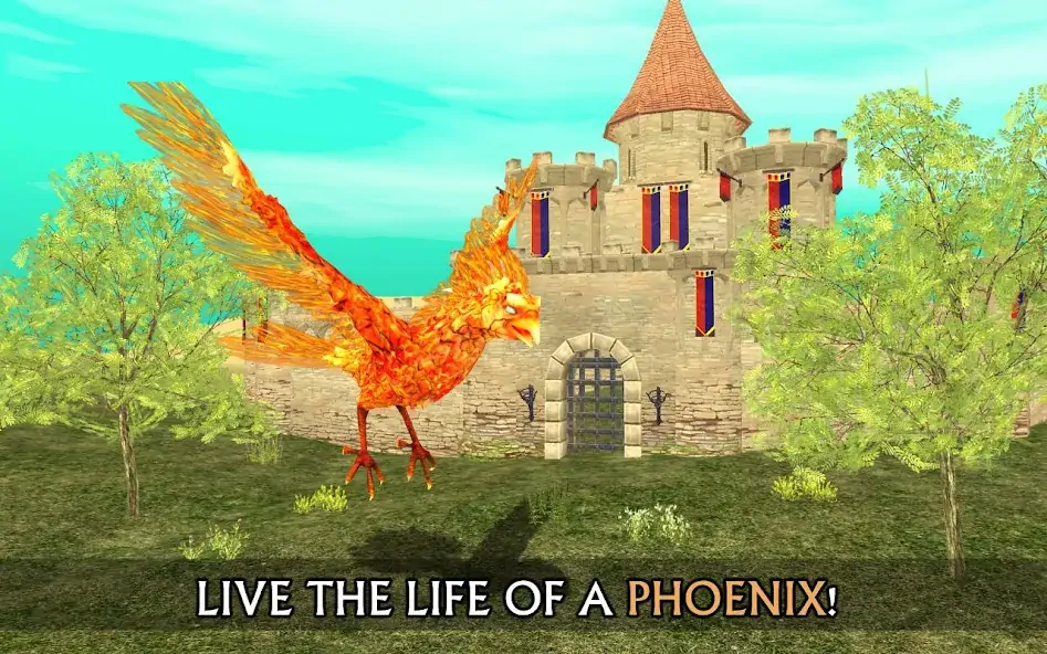 Скачать Phoenix Sim 3D Взлом [МОД Много монет] + [МОД Меню] MOD APK на Андроид