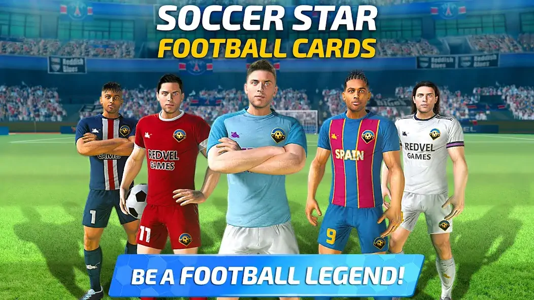 Скачать Soccer Star 23 Super Football Взлом [МОД Бесконечные деньги] + [МОД Меню] MOD APK на Андроид
