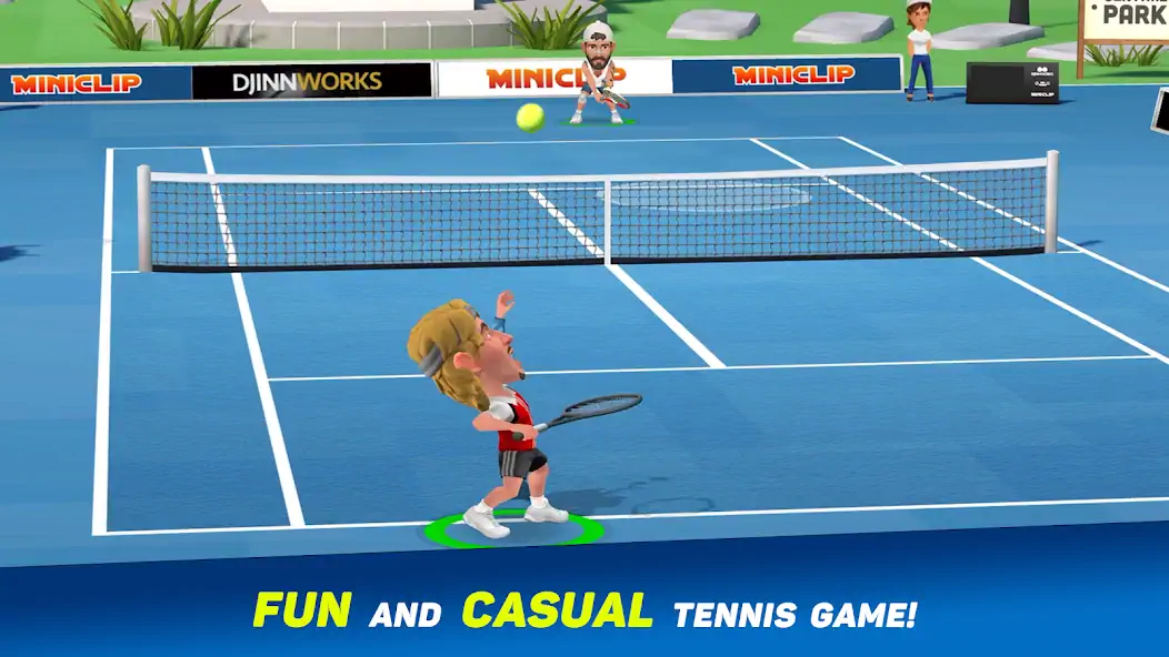 Скачать Mini Tennis: Perfect Smash Взлом [МОД Много денег] + [МОД Меню] MOD APK на Андроид