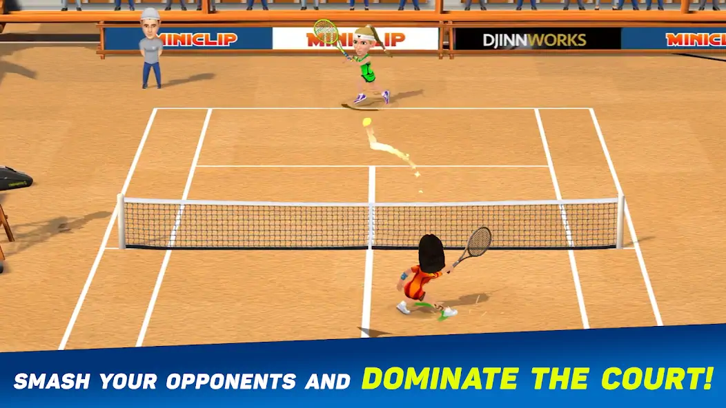 Скачать Mini Tennis: Perfect Smash Взлом [МОД Много денег] + [МОД Меню] MOD APK на Андроид