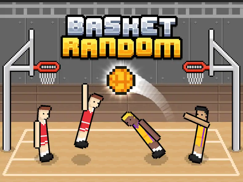 Скачать Basket Random - 2 игрока Взлом [МОД Бесконечные деньги] + [МОД Меню] MOD APK на Андроид