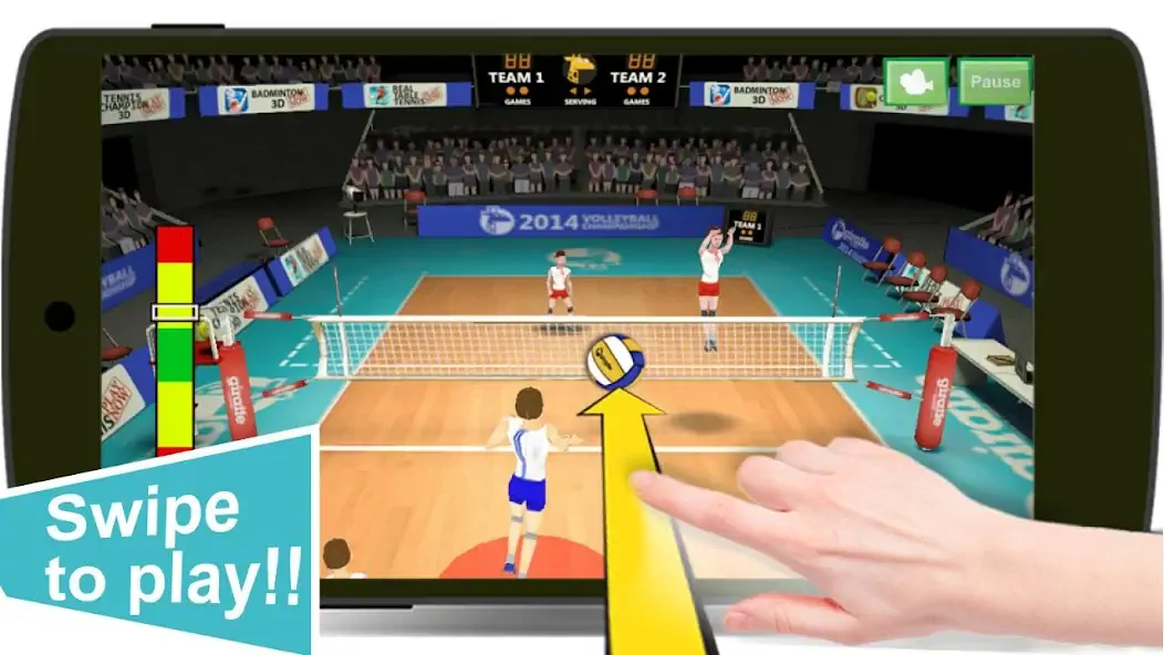 Скачать Волейбол 3D Взлом [МОД Бесконечные деньги] + [МОД Меню] MOD APK на Андроид