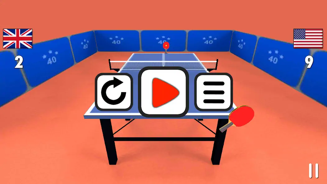 Скачать Настольный теннис 3D Взлом [МОД Много денег] + [МОД Меню] MOD APK на Андроид