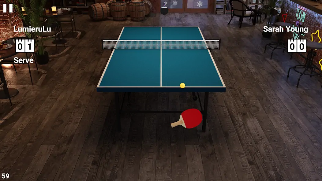 Скачать Virtual Table Tennis Взлом [МОД Бесконечные монеты] + [МОД Меню] MOD APK на Андроид