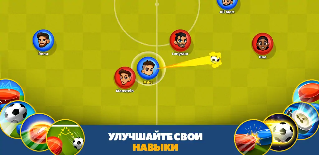 Скачать Super Soccer 3v3 (Online) Взлом [МОД Бесконечные деньги] + [МОД Меню] MOD APK на Андроид