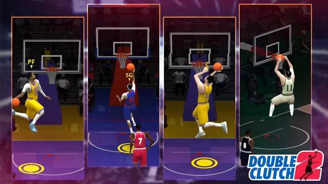 Скачать DoubleClutch 2 : Basketball Взлом [МОД Бесконечные монеты] + [МОД Меню] MOD APK на Андроид