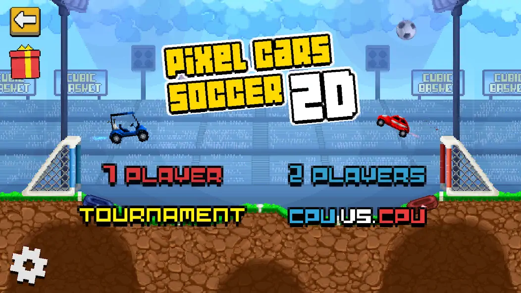 Скачать Pixel Cars. Soccer Взлом [МОД Бесконечные деньги] + [МОД Меню] MOD APK на Андроид