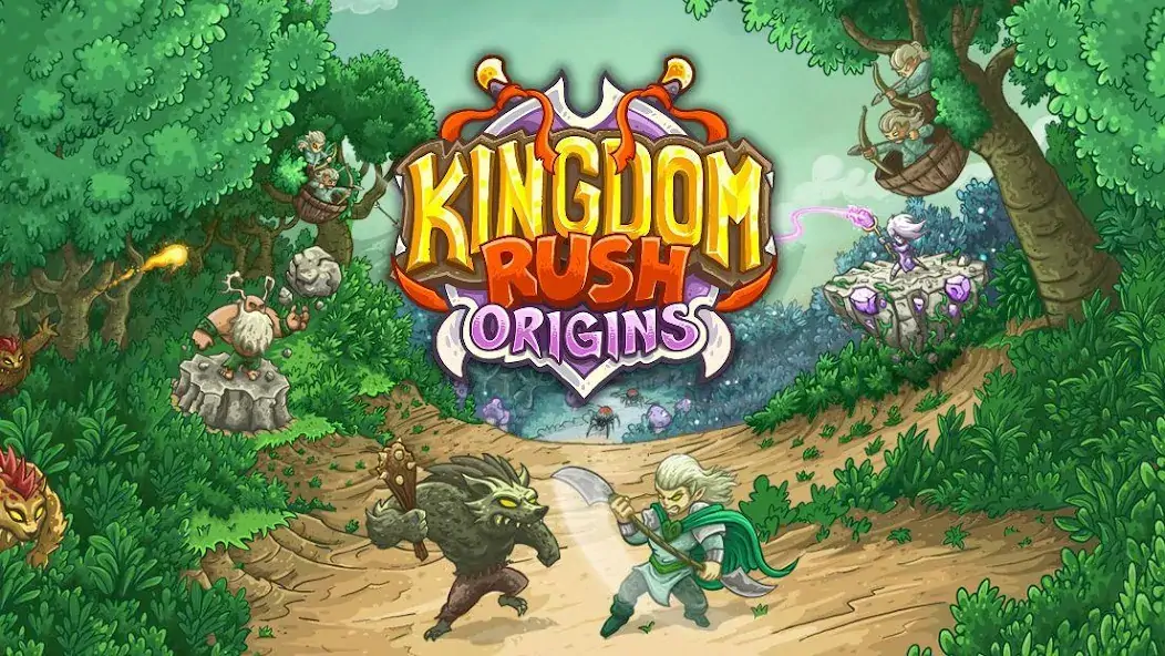 Скачать Kingdom Rush Origins  Взлом [МОД Бесконечные монеты] + [МОД Меню] MOD APK на Андроид