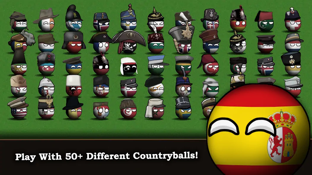 Скачать Countryball: Европа 1890 Взлом [МОД Много монет] + [МОД Меню] MOD APK на Андроид
