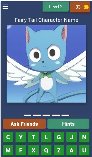 Скачать Fairy Tail Character Quiz Взлом [МОД Бесконечные деньги] + [МОД Меню] MOD APK на Андроид